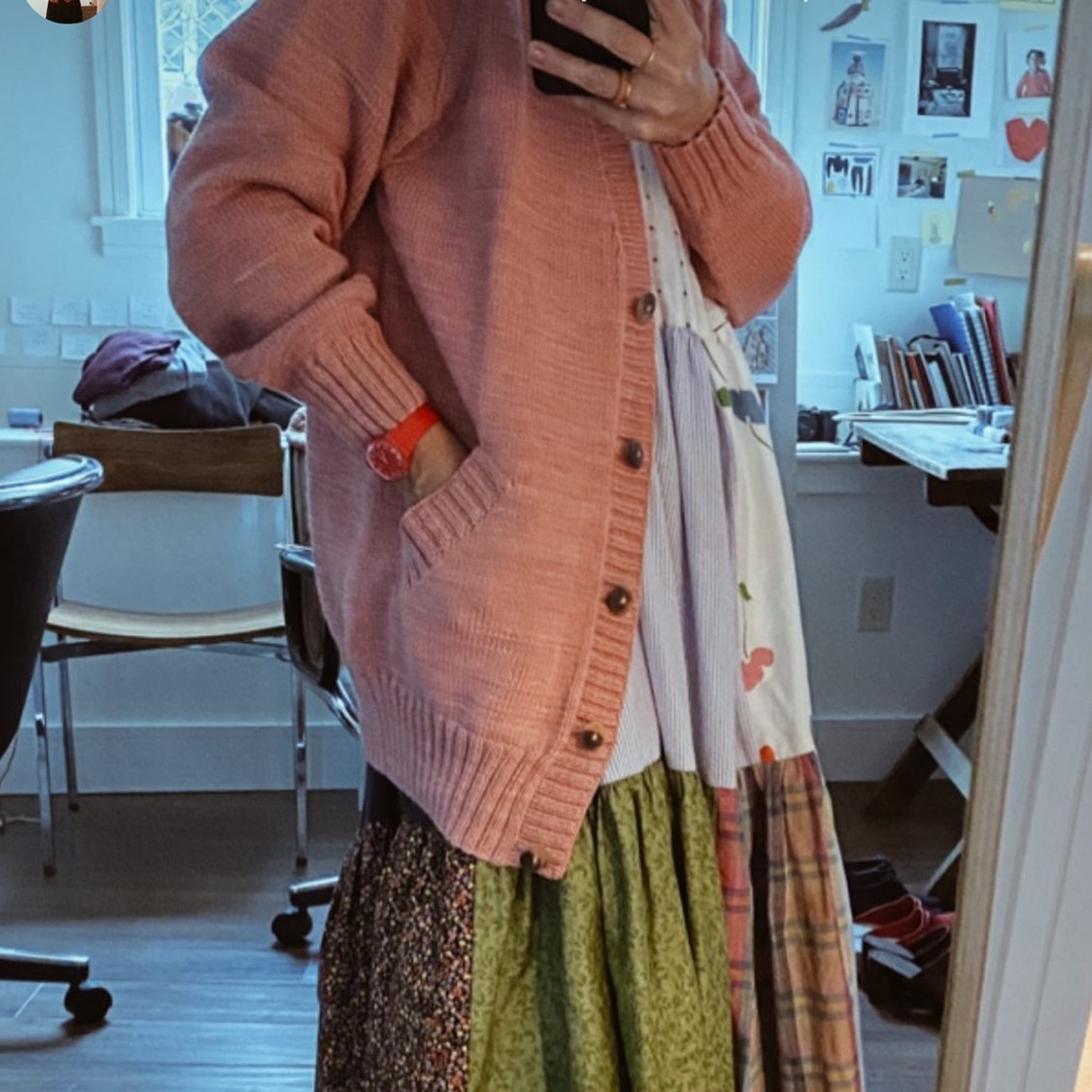 Misha & Puff Merino Wool Portfolio Cardigan xs/s Dune